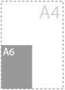 A6<br/><span style='font-size:11px;'>(10,5 * 14,8 cm)</span>